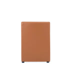 Manhattan Comfort Anna Square 22.83" Modern Faux Leather Upholstered Dining Armchair - Saddle-Delivered to you Fully Assembled! No Assembly Required