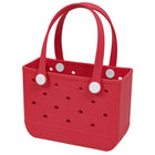 Merangue - Petit sac de plage en EVA - Rouge-Spacieux et léger – petite taille (28 × 21 × 11 cm) avec un grand espace de rangement