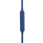 JBL Tune 310C USB Wired Hi-Res In-Ear Headphones - Blue-3-button remote with microphone
