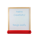 Flipside Magnetic Dry Erase Wall Easel-Hardware included to easily mount easel to walls