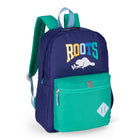 Roots - Sac à dos  en tissu recyclé  - 22,5 L  - Logo Colour Block - Vert marine-Écologique : fabriqué à partir de polyester recyclé, il offre un choix durable sans compromis sur la qualité
