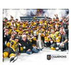 Vegas Golden Knights 2023 Stanley Cup - Framed Canvas - 20" x 16"-Premium canvas print with gallery-wrapped edges