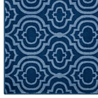 Modway Frame Transitional Moroccan Trellis Area Rug - 5 ft W x 8 ft L - Moroccan Blue/Light Blue-100% Soft Heat-Set Polypropylene