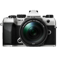 OM SYSTEM OM-5 Mark II Mirrorless Camera with 14-150mm f/4-5.6 II Lens - Silver-Built to spark creativity, the OM-5 Mark II features a dedicated CP button for quick access to its suite of computational photography features
