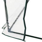 Outsunny 8' x 3' x 2.6' Mini Greenhouse for Plants with Zippered Doors- Lightweight frame allows easy mobility to change the location
 
