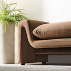 Modway Waverly Performance Velvet Bench - Brown-Dense Foam Padding