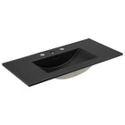 Modway Cayman 36" Bathroom Sink - Black-Modern 36" Bathroom Sink