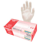Ronco VE1 Vinyl Gloves - Clear - Medium - 100 Pack-Clear