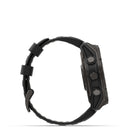 Garmin - Montre connectée GPS multisports fēnix 8 Pro - 51 mm - Titane DLC gris carbone avec bracelet en silicone noir/gris galet-MESSAGERIE EN MOUVEMENT - Grâce à une connexion par satellite ou LTE, les messages peuvent être partagés avec d'autres utilisateurs de l'application Garmin Messenger directement depuis votre montre. fēnix 8 Pro se synchronisera automatiquement avec les contacts de l'application Messenger lorsque votre montre est jumelée à votre smartphone.