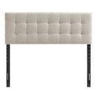 Modway Lily Upholstered Queen Size Headboard - Dove-Five Mounting Positions