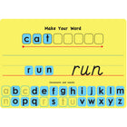 Ashley Productions Smart Poly Touch-Stik Phonics Tiles & Mat - Make Your Word Set - 104 Tiles-These vibrant, reusable, re-stickable, thick tiles stickers adhere to Smart Poly surfaces, making them perfect for at-home or on-the-go learning. Watch as your student or child engages with these tactile, colourful phonics aids, fostering a love for language and literacy.