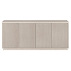 Hudson&Canal Alston 68"W Buffet Table - Alder White-A modern contemporary design for your dining room, kitchen, or den