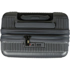 CHAMPS Luggage Iconic II 3-Piece Hardside 8-Wheeled Expandable Luggage Set - Silver-Telescopic handle