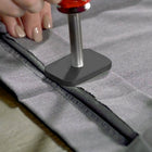 As Seen on TV No Stitch Secure Stitch Sewing Kit-Adjust hems, repair seams, and fix tears. Applicable to use with different types of clothing or textile: denim, cotton, linen, rayon, nylon, corduroy, wool, polyester, acrylic and silk