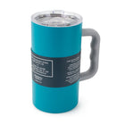 General Supply Goods + Co Handled Coffee Mug - 600 ml - Teal-Double Wall Stainless Steel 