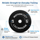 MotionGrey Standard Weight Plates - Olympic Strength Training Barbell Plates - 10 lb - Black - Set of 2-Standard 2” Center Hole Compatibility: Fits most Olympic bars and dumbbell handles, making it easy to integrate into any home gym setup