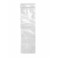 KL Rubber - Sac refermable en polyéthylène avec trou de suspension (type papillon) - 2 Mil - 3 x 10 po - paquet de 1000-Lèvre décalée avec fermeture refermable durable pour une ouverture facile et une fermeture sécurisée