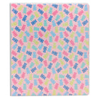 Staples 1" 3-Ring Binder - Gummy Bears-3 round ring closure
