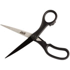 JAM Paper Heavy Duty Multi-Purpose Precision Scissors - 8" - Black-Quantity: 1 Pair of Scissors per Pack | Features comfort grip that can be used left- or right-handed
