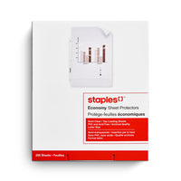 Staples Economy Lightweight Sheet Protectors - 200 Pack-Lightweight sheet protectors at an affordable price