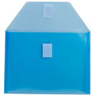 JAM Paper Plastic Envelopes with VELCRO Brand Closure, Index Booklet, 5.5 x 7.5, Blue Poly, 24 Pack (920V0bug)-Size: 5-1/2" x 7-1/2"