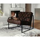 Flash Furniture HERCULES Madison Series Bomber Jacket LeatherSoft Tufted Lounge Chair-Bomber Jacket LeatherSoft Upholstery