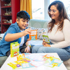 Open The Joy Let's Talk About It! Conversation cards - French version-The child can interact with their parent, a trusted adult, or in a group, which will encourage their level of engagement and allow them to create lasting relationships.