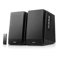 Edifier R1700BT Multifunctional Active Bluetooth Bookshelf Speakers - Black-Experience rich lows and crisp, clear highs with our high-quality drivers and front facing bass reflex port. DSP and DRC support minimize distortion
