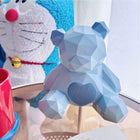 Kemilife - Porte-parole Bluetooth pour ours en peluche de style cybernétique - Bleu-6