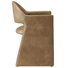 Modway Talia Vegan Leather Dining Armchair - Toast-Fully Assembled