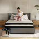 Flash Furniture - Matelas Capri Comfortable avec mousse de 12 pouces et à ressorts ensachés, grand en boîte-Les ressorts ensachés réduisent le transfert de mouvement