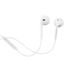 Evry Wired Earbuds with USB-C Adapter - White-3.5mm plug with USB-C adapter