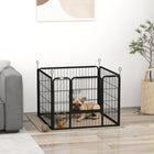 PawHut Metal Pet Playpen with Gate-Keeps your pet safely confined while offering more space to play, sleep, and exercise