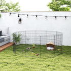 PawHut - parc d’exercice pliable en métal pour animaux, enclos pour chiens et chiots, cage, 12 panneaux-Le parc d'exercice offre un espace fermé pour vos chiens, lapins ou autres animaux de compagnie 