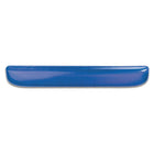 Staples - Repose-poignets en gel, Crystal bleu-Repose-poignets pour clavier en gel Crystal