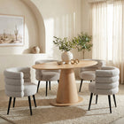 Zuo Grena Dining Chair - Misty Grey-Dimensions: 24.4" L x 26.8" W x 30.7" H