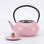 Minimal - Théière en fonte émaillée Minimal - Classic Rose - 0,6 L-Distribue la chaleur uniformément, maintient la température plus longtemps