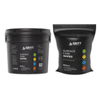 Gritt Commercial Surface Care All-Purpose Cleaning Wipes With Bucket - Fresh Scent - 8" x 6" - 800 Wipes Per Roll - 4 Pack-Removes sweat, body oils and grime from surfaces
