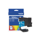 Brother Genuine LC504XLCS Ink Cartridge - High Yield - Cyan -High yield ink cartridge, print up to 1,000 pages