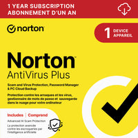 Norton AntiVirus Plus Internet Security - 1 Device - 1 Year Subscription [Digital Download]-Valid email address must be provided at checkout