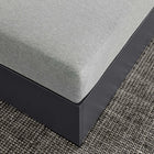 Modway - Tahoe Terrasse extérieure Aluminium revêtu en poudre Ottoman in Gris gris-Housse en tissu résistant aux intempéries