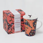 Oscardo Hummingbird by John Rombough Porcelain Mug - 295ml-Slender Shape Porcelain Mug - Holds 295ml / 10 oz, ideal for coffee, tea, and hot beverages