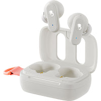 Skullcandy Dime 3 Bone Orange Glow In-Ear Wireless Earbuds - White-Supreme Audio - workout, relax, skate listening favorite tunes. Hear every beat of your music and let the bass blow UP! We put a mic in each bud allowing you to have 1 bud in and leave the other in the case, call and hear outside sound at the same time 