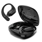 echelon RoundSound Open Ear True Wireless Earbuds - Black-Ultra Light Open Ear Design  Enjoy a secure, comfortable fit with pressure free wear for all day use