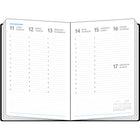 W. Maxwell - Agenda 2026 Gama - 6 po x 9.5 po - Noir - Bilingue -1 semaine sur 2 pages