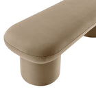 Modway Orla Performance Velvet Bench - Taupe-9