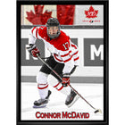 Connor Mcdavid Team Canada Skating - Framed Canvas - 22" x 31"-Premium canvas print with gallery-wrapped edges