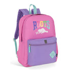 Roots - Sac à dos  en tissu recyclé - 22,5 L  - Logo Colour Block - Rose-violet-Écologique : fabriqué à partir de polyester recyclé, il offre un choix durable sans compromis sur la qualité