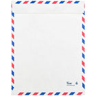 JAM Paper Tyvek Envelopes, 10 x 13 Open End, White Airmail, 1000 Pack-Airmail