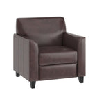 Flash Furniture – Fauteuil en cuir de la série Hercules Diplomat, brun-Style contemporain